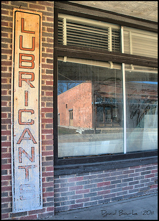 Main street reflection