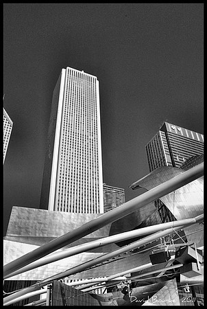 Tower over Pritzker Pavilion